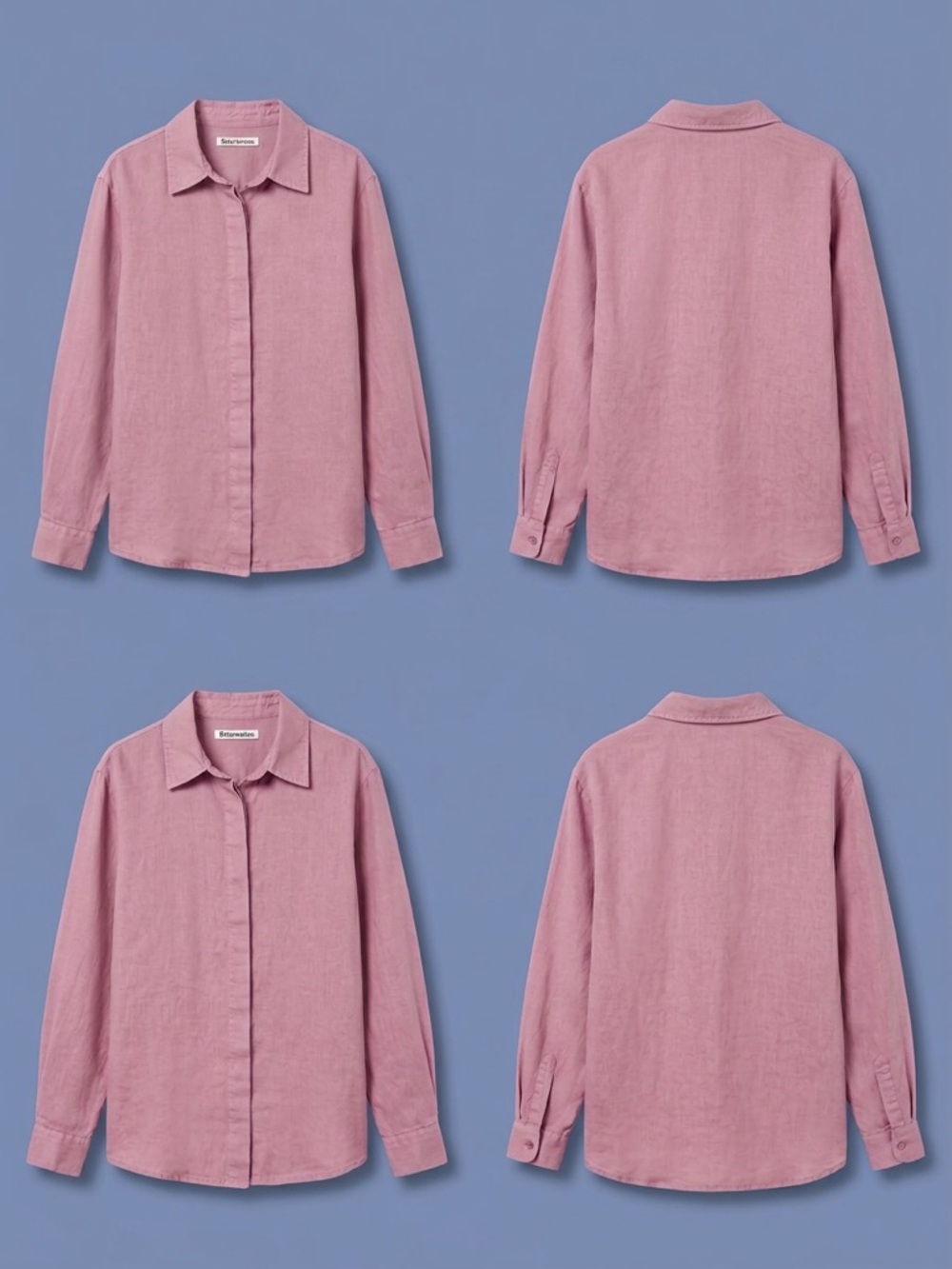 Reformation Rose-Pink Button Front Shirt
